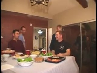a crowd of men fucks one skinny waiter guy pouring into his ass gay group video xxx